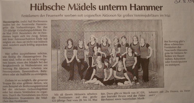Hübsche Mädels unterm Hammer