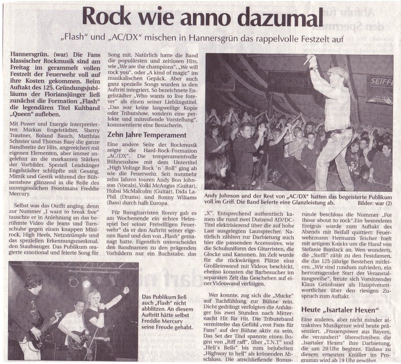 Rock wie anno dazumal